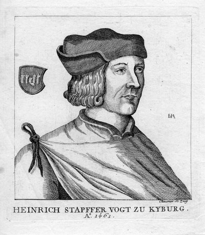 Engraved Portrait by Jakob Joseph Clausner